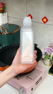Organize Your Kitchen! 6pcs Squeeze Bottle Set for Oil Vinegar Soy Sauce - Perfect for Home & Restaurant Use