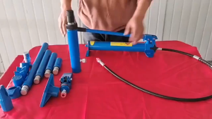 【COD + 24Hr Shipping】10 Ton Separate Hydraulic Jack Portable Hydraulic Ram Auto Body Frame Repair Kit