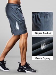 M-8XL Big Size Plus Size Seluar Pendek Lelaki Saiz Short Pants Men Seluar Pendek Bola Sport Shorts Seluar Pendek Hitam Dan Putih Quick Dry Stretch Breathable Basketball Sports Pants Night Running Pants