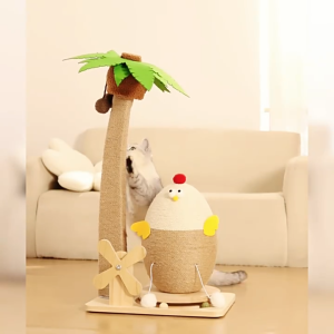 Island Tiki Tales Large Egg Cat Toy & Scratching Post
