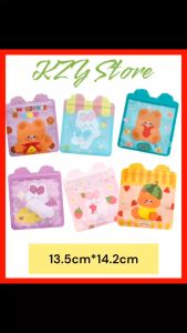 10pcs Cartoon Storage Bag Plastic Bag Sweet Goodies Bag Cute Ziplock Bag Colorful Snack Bag Gift Bag Sealed Bag