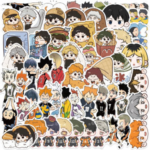 50PCS Japanese Anime Haikyu Cute Graffiti Stickers DIY Phone Guitar Laptop Notebook Suitcase Cup Waterproof Sticker Decals