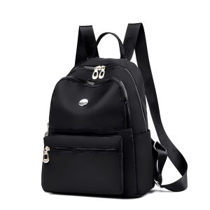 ผ้าอ๊อกซ์ฟอร์ด ผู้หญิง กระเป๋าเป้สะพายหลังกระเป๋าเดินทางความจุขนาดใหญ่ ทันสมัย หลากหลาย กระเป๋าหนังสือสุภาพสตรี นุ่ม วัสดุไนลอนปิดซิป