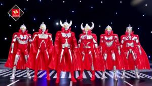 32cm Light & Sound Ultraman Action Figure Ace Ultraseven Father Jack 14 Moveable Joint Brother Mantle Cape Collection Toy