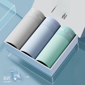 Quần lót boxer nam MiiOW lụa băng mỏng thoáng khí không đường may kháng khuẩn