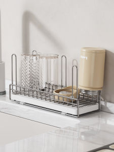 BANGJIE | Aesthetic Stainless Steel Cup Holder Water Cup Drying Rack