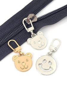 Khóa Kéo Rời Có Khóa Kéo Hoạt Hình Nhỏ Lỗ Đa Chức Năng Túi Xách Áo Quần Khóa Kéo Ngoài Trời Khóa Kéo Túi Khóa Kéo