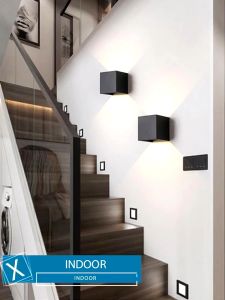 2W/4W/6W LED Wall Lights Indoor Design Wall Lamp Outdoor Waterproof Wall Light Sconces Outdoor Garden Lighting Wall Lamps For Bedroom Living Room Black Wall Mounted Minimalist Lights Modern Design Home Decor Lighting Chandelier Ceiling Light Sala