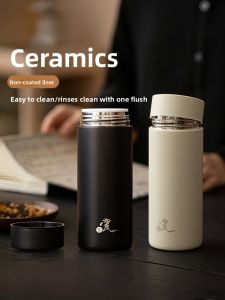 XIYUANJI | Portable Thermal Insulated Tumbler for Herbal Tea and Cooling Non-Coated