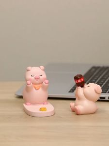 Dudukan Telepon Genggam Cartoon Animals Office Desktop Phone Holder