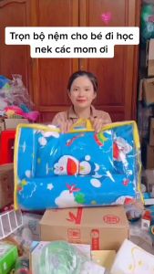 Nệm cho bé đi học mẫu giáo kích thước 60x120cm GỒM 3 MÓN NHIỀU MẪU CHO BÉ LỰA CHỌN