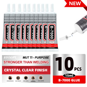 1-10Pcs Loolifl B-7000 Super Glue Safety Materials Epoxy Resin Repair Cell Phone Touch Screen Jewelry Craft Liquid Adhesive 15ml