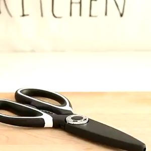 Kéo Nhà Bếp Màu Đen Có Nắp Đậy Cắt Siêu Sắc