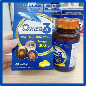 Viên Uống Omega 3 Bổ Sung DHA EPA Giúp Hỗ Trợ Phát Triển Não Bộ Giảm Mỡ Máu Giảm Nguy Cơ Tim Mạch