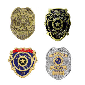 Game Resident Evil Raccoon City Badge STARS Brooch 1969 Police Badge Pin Clothing Hat Lapel Clothing Accessories Souvenir Badge