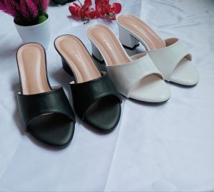 sandal heels/ hak tahu 5cm kokop polos terbaru 2024/LL7