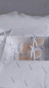 SANDAL GIÀY CƯỚI CAO GÓT đính chuỗi ngọc cao cấp (NEW ARRIVAL)