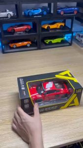 Mô Hình Xe Ôtô Kim Loại 1/24 Siêu Xe AUDI R8 PERFORMANCE Dùng Để Trưng Bày Bàn Làm Việc Làm Đồ Chơi Trẻ Em
