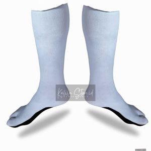 kaos kaki jari jempol wanita muslimah panjang selutut nilon