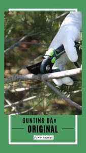 PENGIRIMAN CEPAT KNIFEZER Gunting Taman Ranting Tumbuhan Pruning Shear Scissors 1020 / gunting dahan dan ranting super kuat tajam terbaik anti karat bonsai bunga tanaman taman cangkok stainless