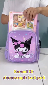 Kuromi large capacity suitable girls primary school students childrens backpack waterproof backpack
