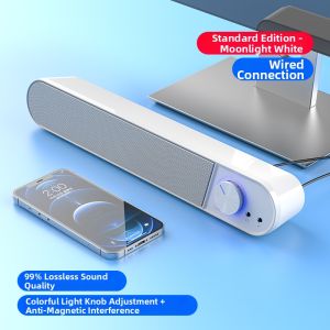 Niye | Tabletop Gaming Microphone Integrated Long Soundbar Subwoofer Speaker
