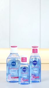 NIVEA Micellar Water MicellAir Pearl Bright 125ml - Pembersih make up tanpa alkohol makeup remover mencerahkan kulit kusam membersihkan wajah double cleansing melembabkan kulit kering - Pearl & Licorice Extract 0% Alcohol