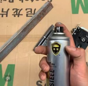 Spray Chrome Cat Semprotan Krom Tanpa Karat Warna Stainless Steel 350ml Paint Chrome