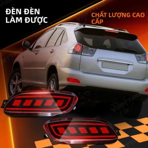 Đèn Phản Quang Cản Sau Lexus RX Toyota Harrier Venza 2003-2015 Đèn Xi Nhan Động Đèn Phanh 12V ABS LED Đa Chức Năng