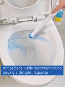 MANUYAMA Toilet brush disposable toilet cleaning system household simple toilet brush