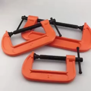 REAIM Clamp Penjepit Kayu 2" - 6" G Clamp Metal Tukang Kayu Tukang Kayu Catok C Light duty CLAMP BESI Serbaguna Kualitas Premium