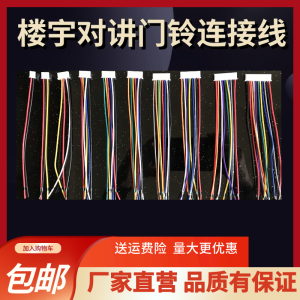 ตัวเชื่อมต่อการเชื่อมต่อประตูอินเตอร์คอมอาคาร2แกน/3/4/5/6/8P สายเสียบโทรศัพท์แบบมองเห็นได้