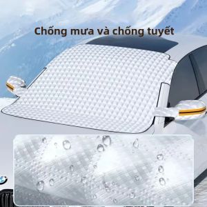 Tấm Che Tuyết Kính Chắn Gió Ô Tô Mùa Đông Đa Năng Có Nam Châm Chống Nắng Chống Sương Giá Gấp Gọn Được Bảo Vệ Kính Chắn Gió Phía Trước Khỏi Băng Giá