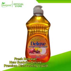 Sunbrite Deluxe Lemon Pomegranate Anti-Bacterial Dishwashing Liquid 250ml Bottle - Single Item