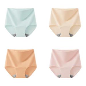 miiow | High Waist Pure Cotton Thickened Incontinence Underwear Womens Postpartum Mid-Aged And Elderly Large Size Cat Person Special Leak Proof Briefs