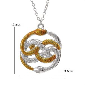เครื่องประดับแฟชั่น The Never Ending Story Steampunk สไตล์วินเทจสร้อยคองูสร้อยคอ Auryn