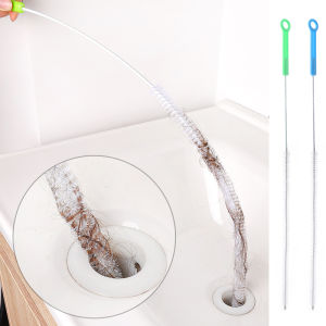 72cm Extended Bendable Sewer Hair Cleaner Dredging Strip Bathroom Pipe Dredging Brush Clog Plug Hole Remover Tool