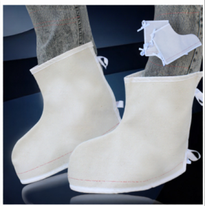 Leather Electric Welding Foot Cover Short Protection Leg Shield for Welders Adult Leg Protection Safety Gear Foot Protector
