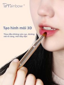 Brainbow | Dual-Head Portable Lip Brush for Makeup Artists