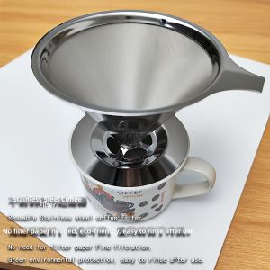 YUYOU | Hand Drip Stainless Steel Coffee Filter 1200 Mesh
