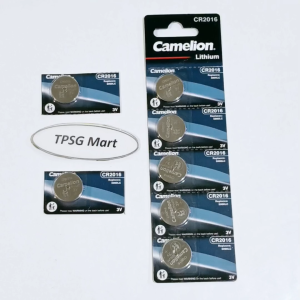 Pin 3V - CR2016 2016 DL2016 5000LC E-CR2016 BR2016 / Pin Camelion Lithium / Giá bán 1 Vĩ (5 Viên)