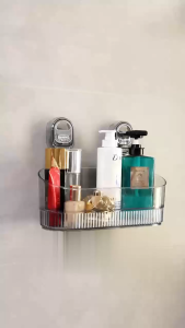 AI-C1287 Rak Dapur Tempat Bumbu Tanpa Paku Serbaguna / Rak Gantung Kamar Mandi Tempel Dinding