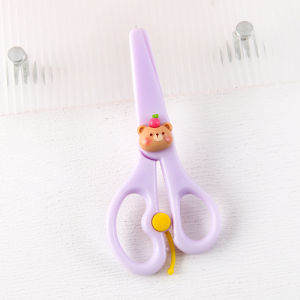 Cartoon Paper Scissors for Children Cute Girly Heart-safe Non-hurt Paper Scissors Multifunctional Student Handmade Knife