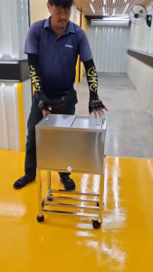 ถังน้ำแข็งสแตนเลส แบบฝาสไลด์ 65 ลิตร รุ่น IBS-065 (NEW)