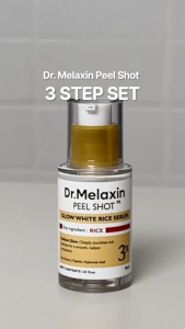 [DR.MELAXIN Official] Peel Shot Glow Serum (Rice Bran Water + PDRN): Bright Glow & Hydration
