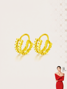 Gold Light Earrings 99.9% Pure