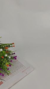 Aksesoris Lucky Star Cabang 5 Plastik/Bahan Rangkaian Bunga Baby Breath Gypso Pikok Dekorasi Rumah Dan Pelaminan