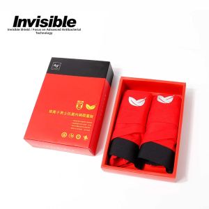 Moisture-wicking Quick-dry Breathable Anti-bacterial Invisible Seamless Mens Boxer Briefs