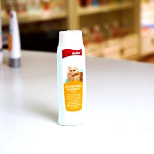 Bioline 200mL Cat Shampoo Insect Repellant Kitten Multi Colored White Coat Deshedding Reduce Sheding
