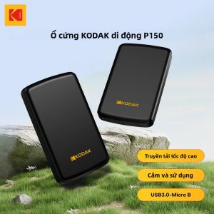 Ổ Cứng Di Động Ngoài Kodak P150 500GB/1TB Giao Diện USB 3.0 Dành Cho Chơi Game Ảnh Video PS4 Switch - Dung Lượng Lưu Trữ Lớn